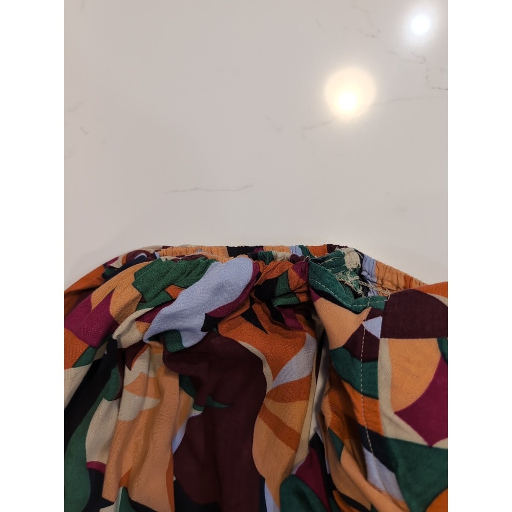 Live 4 Truth Anthropogy Boho Bell Sleeve Cropped Blouse & Pants Leaves Size M - Picture 11 of 16